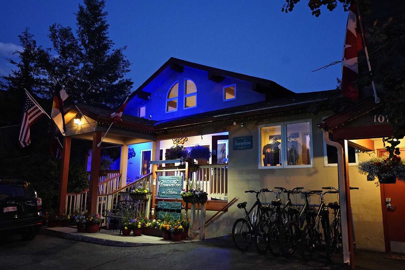 Enjoy the Frisco Inn in winter