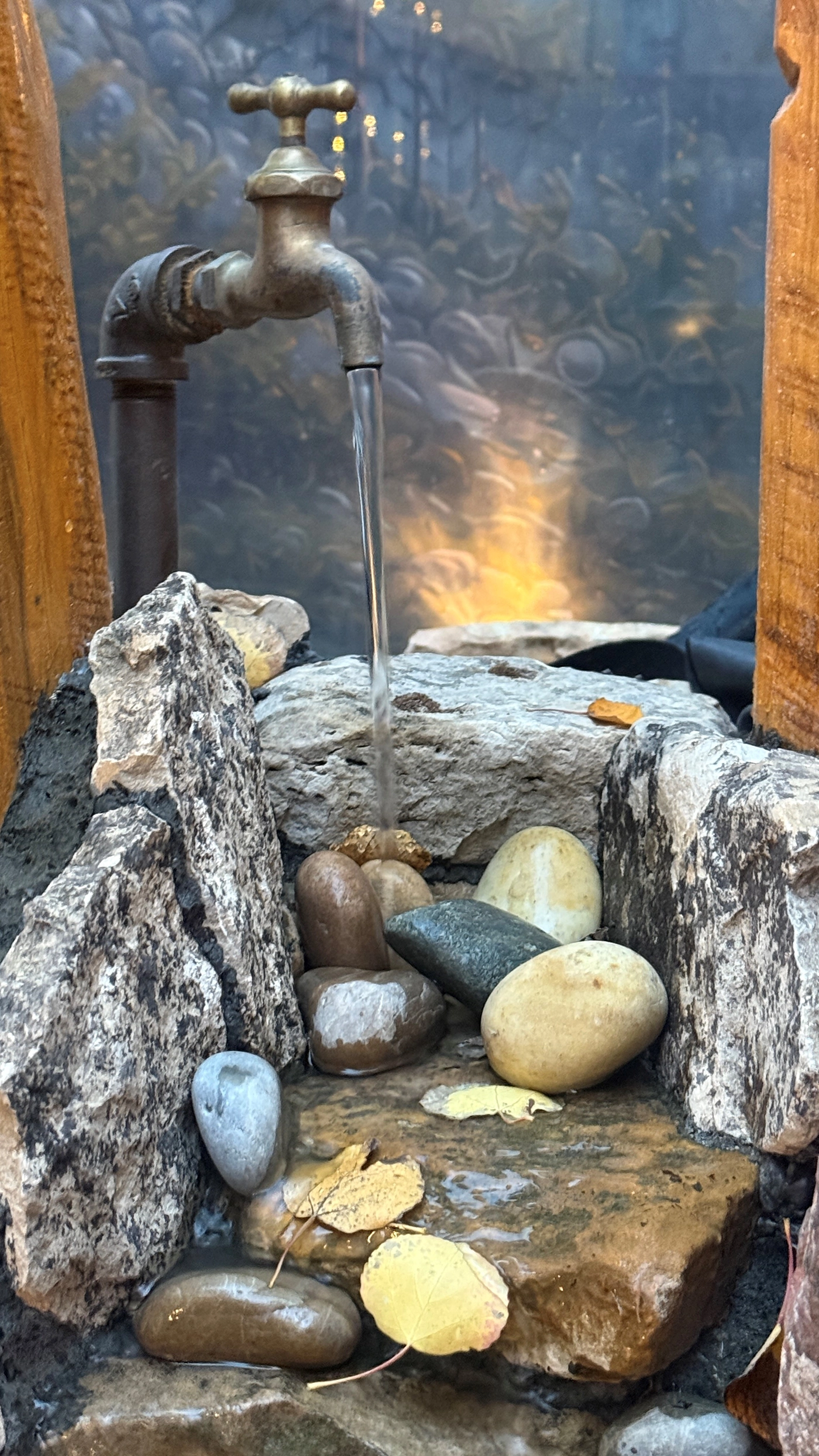 Headwaters old brass faucet