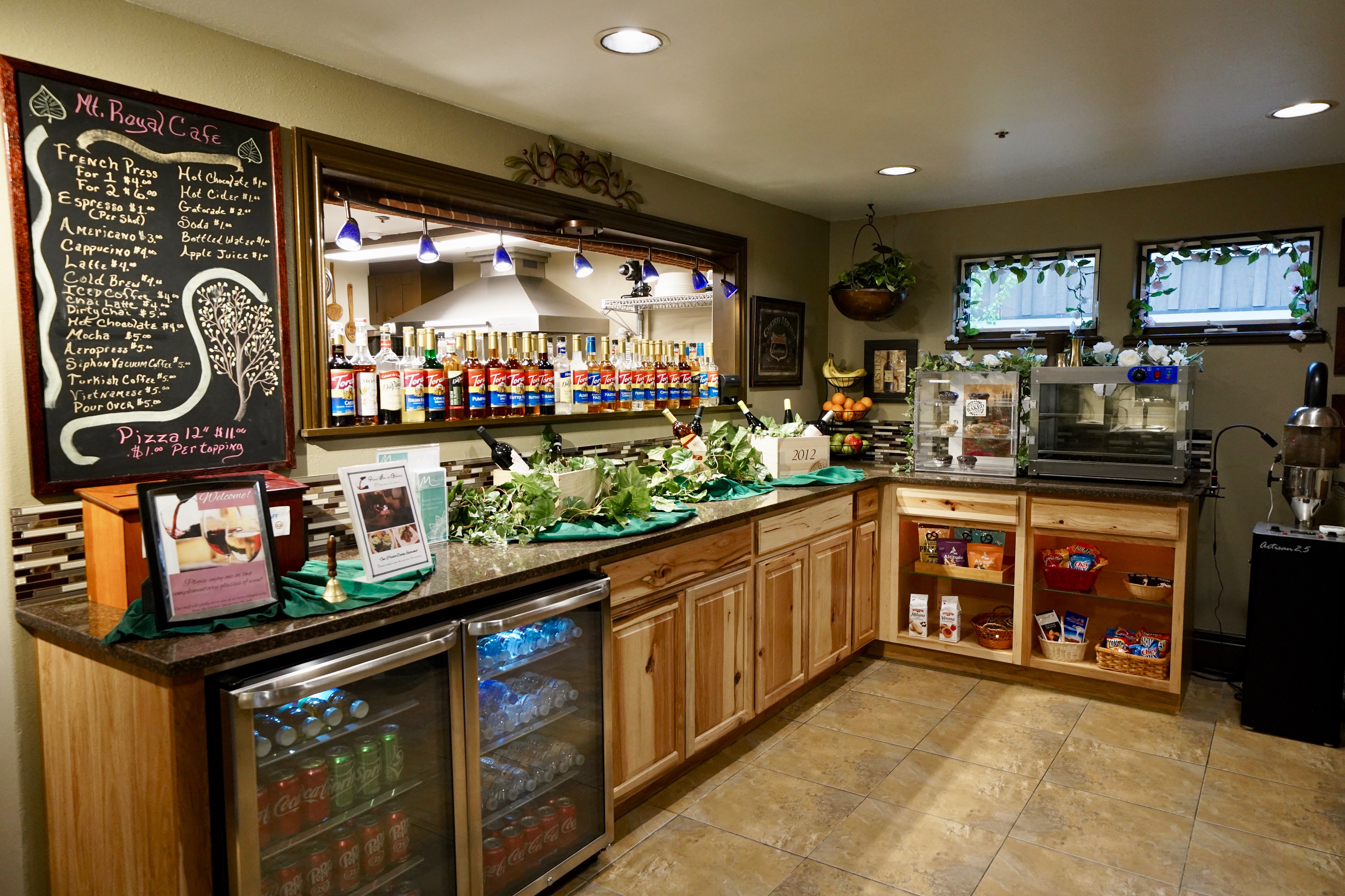 snack bar at frisco inn on galena